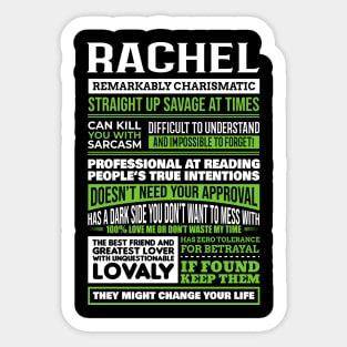 Rachel Sticker